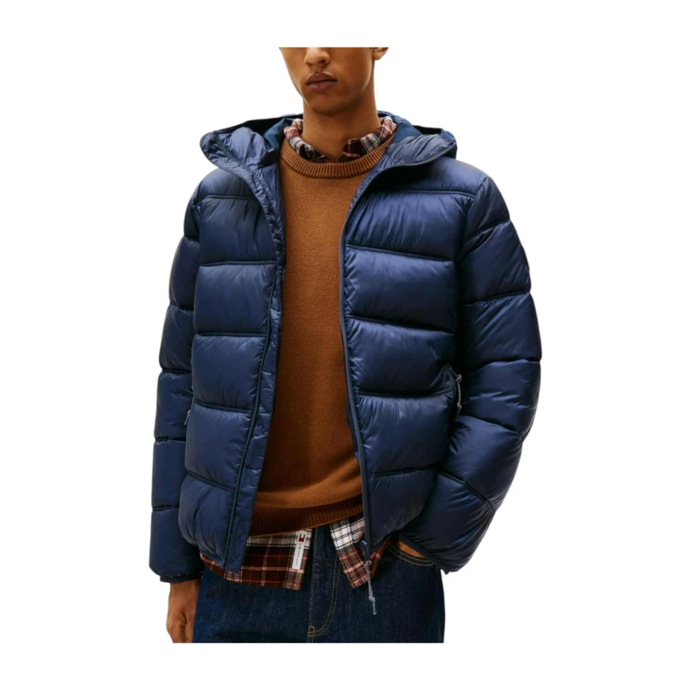 Tommy Hilfiger Men's Blue Down Jackets - Winter Jackets - S - Jackets