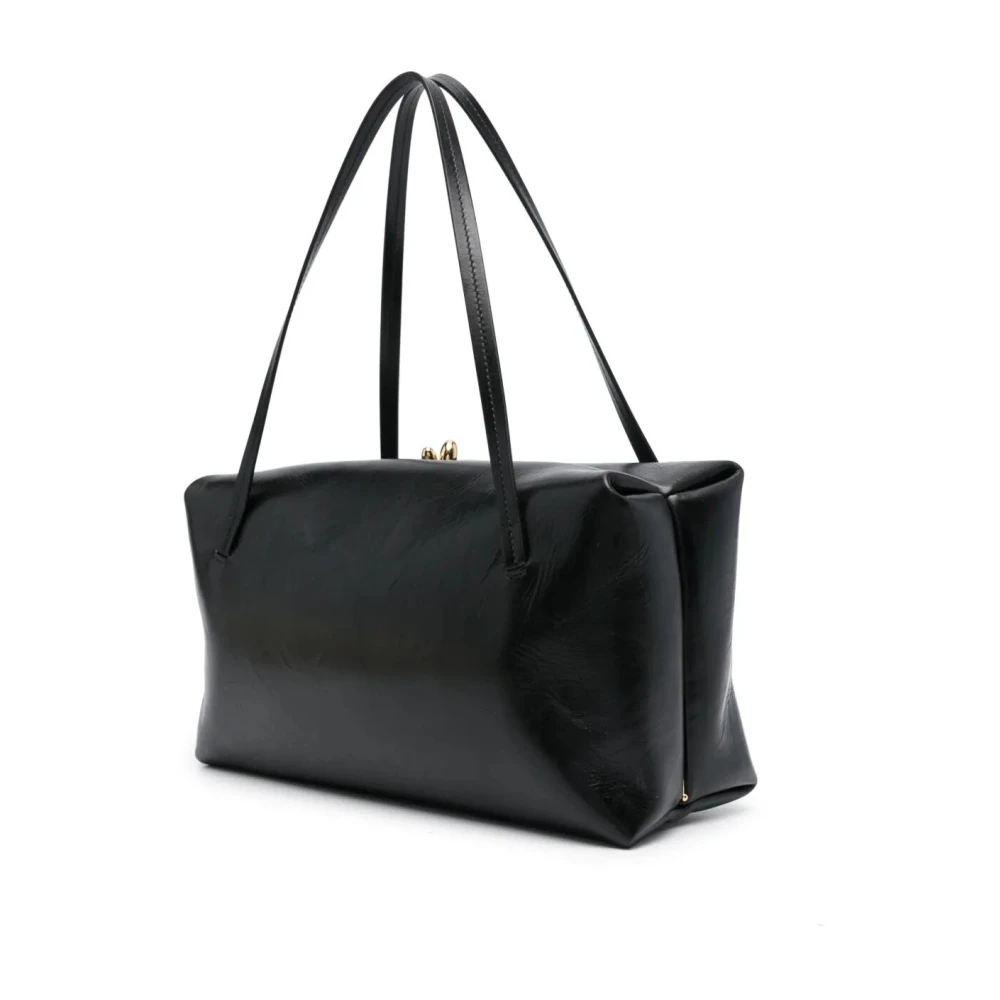 Jil Sander Goji Kussen Handvat Tas Black Dames