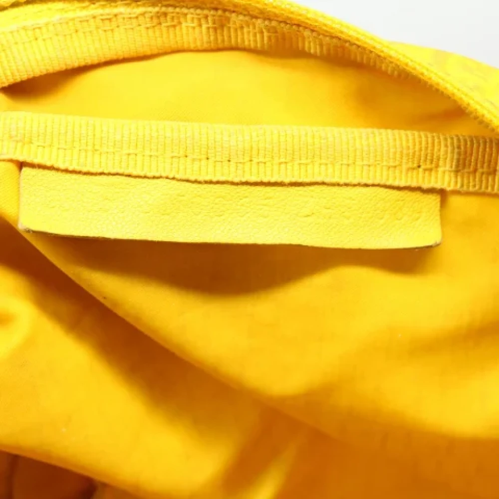 Fendi Vintage Pre-owned Canvas fendi-bags Yellow Dames