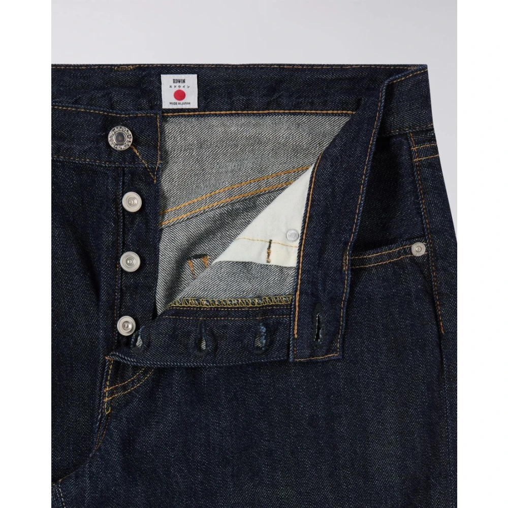 Edwin Reguliere Taps Toelopende Blauwe Jeans Blue Heren