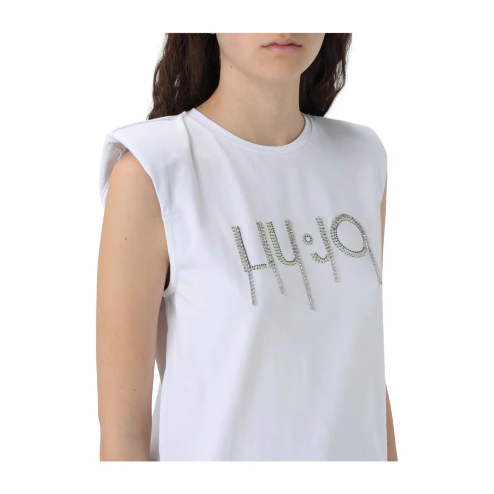 Liu Jo Casual Katoenen T-Shirt White Dames
