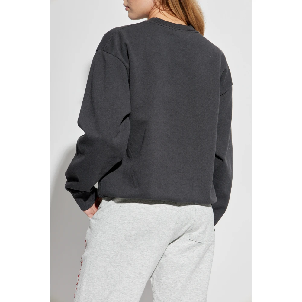 Sporty & Rich Sweatshirt uit de The Mountain collectie Black Unisex