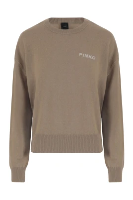 Logo Ull Kashmir Crew Neck Sweater