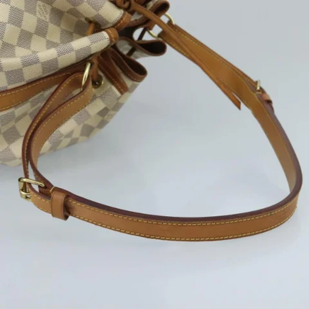 Louis Vuitton Vintage Pre-owned Canvas shoulder-bags White Dames