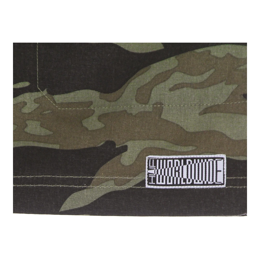HUF Camo Heren Casual Shorts Green Heren