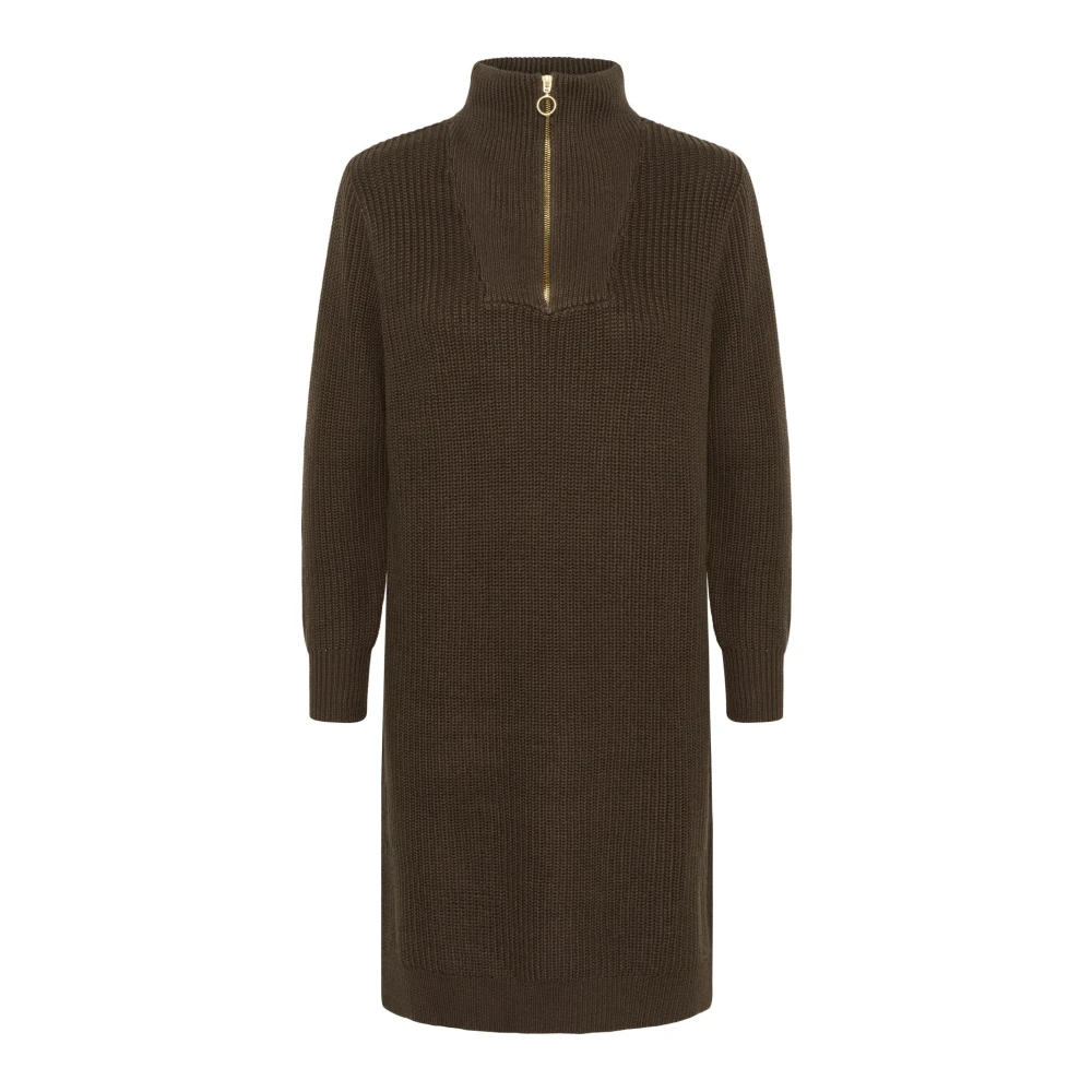 Kaffe - Kalioa Strickkleid - Dresses - Damen - Braun - L - Bild 3
