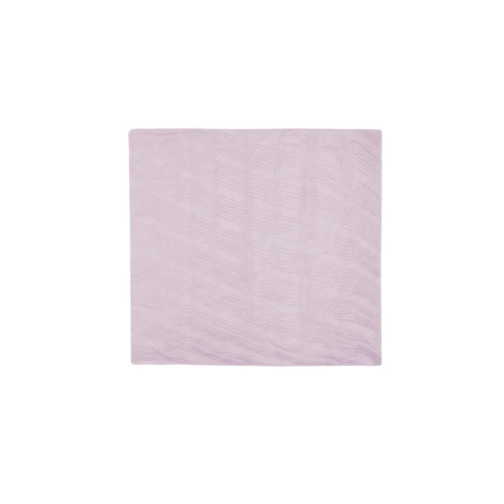 Emporio Armani Vrouw Purper Zijden Sjaal