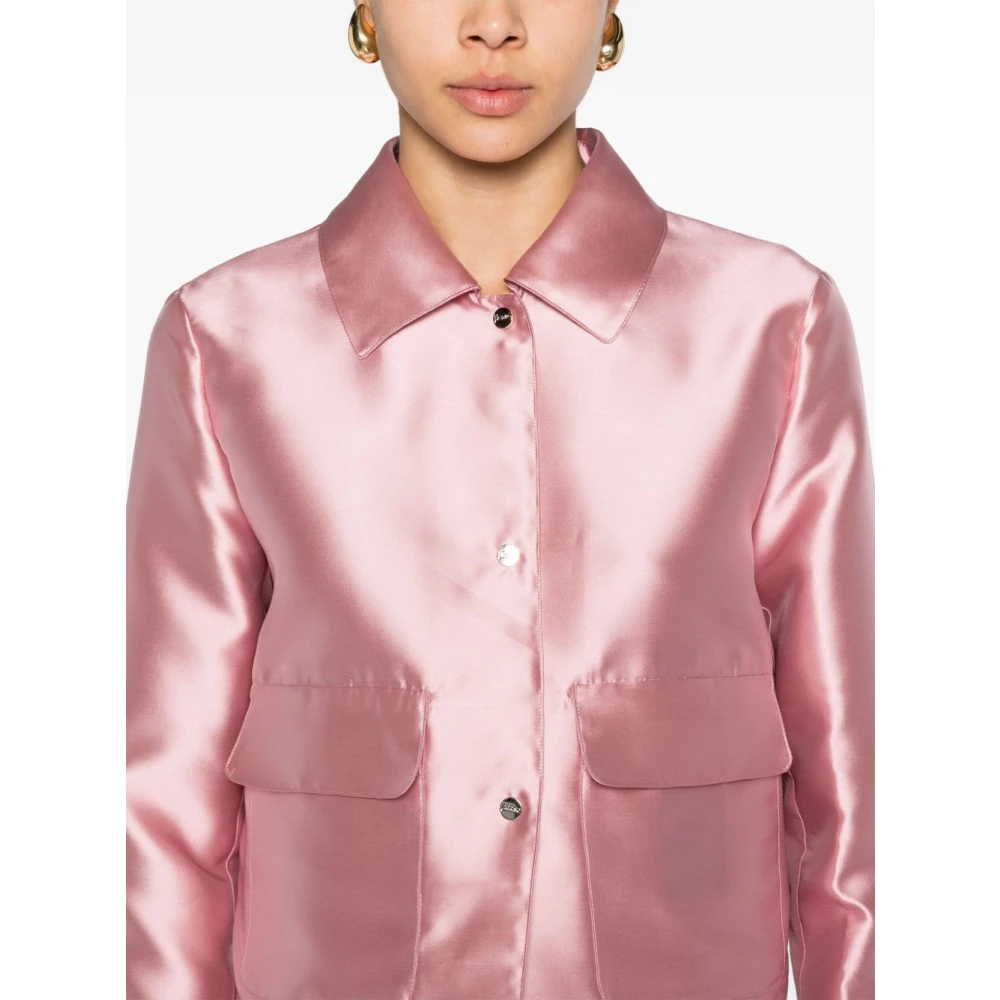 Herno Stijlvolle Roze & Paarse Jas Pink Dames
