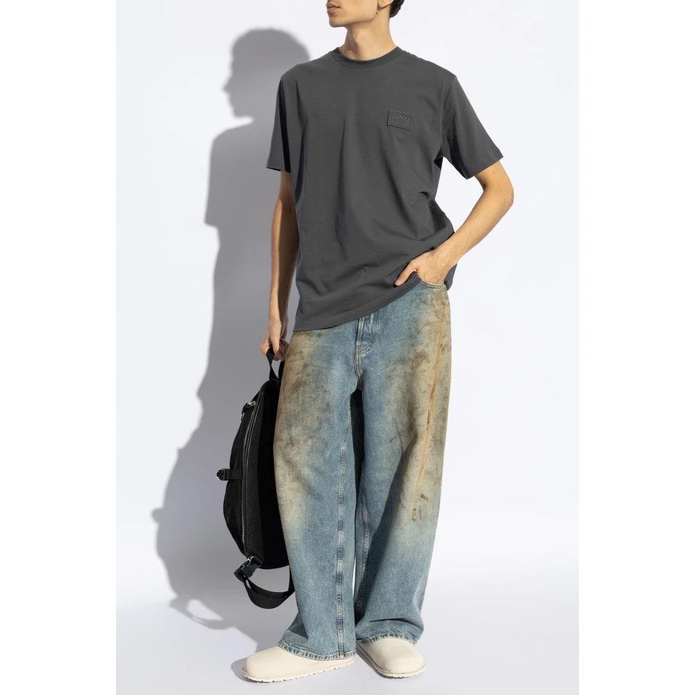 Iceberg T-shirt met logo Gray Heren
