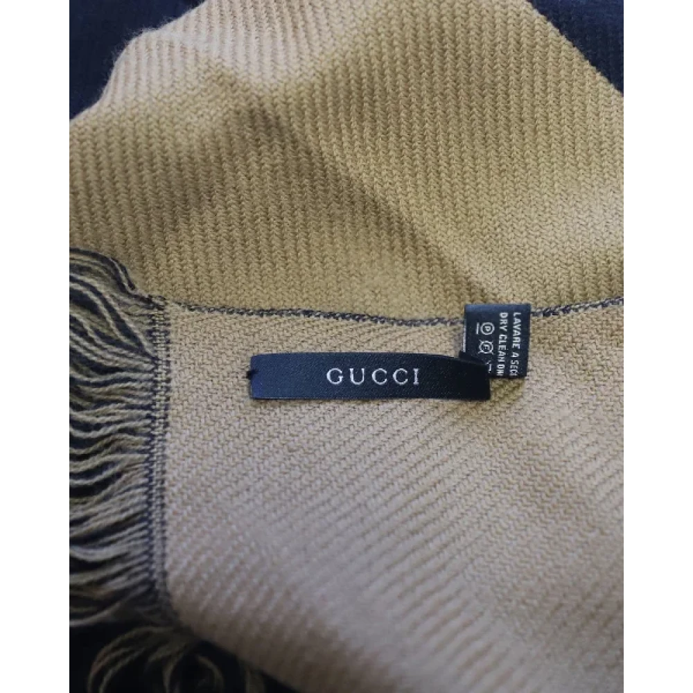 Gucci Vintage Pre-owned Wool scarves Multicolor Dames