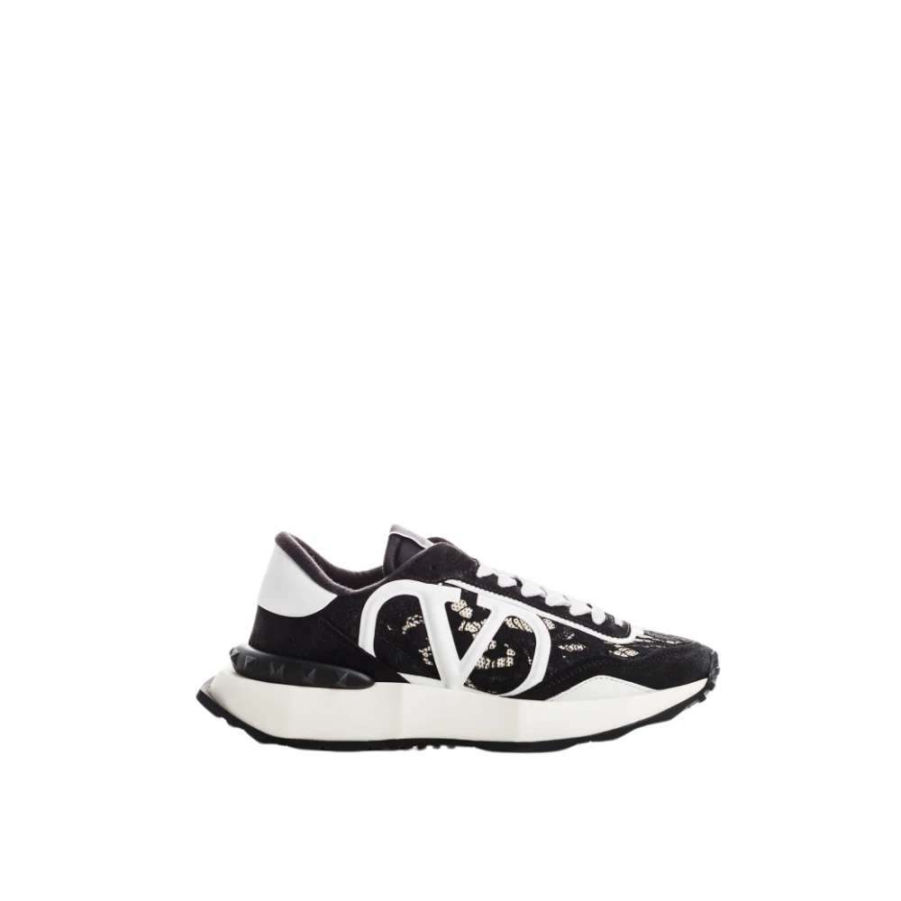 Valentino Lace Runner Sneakers Black Dames