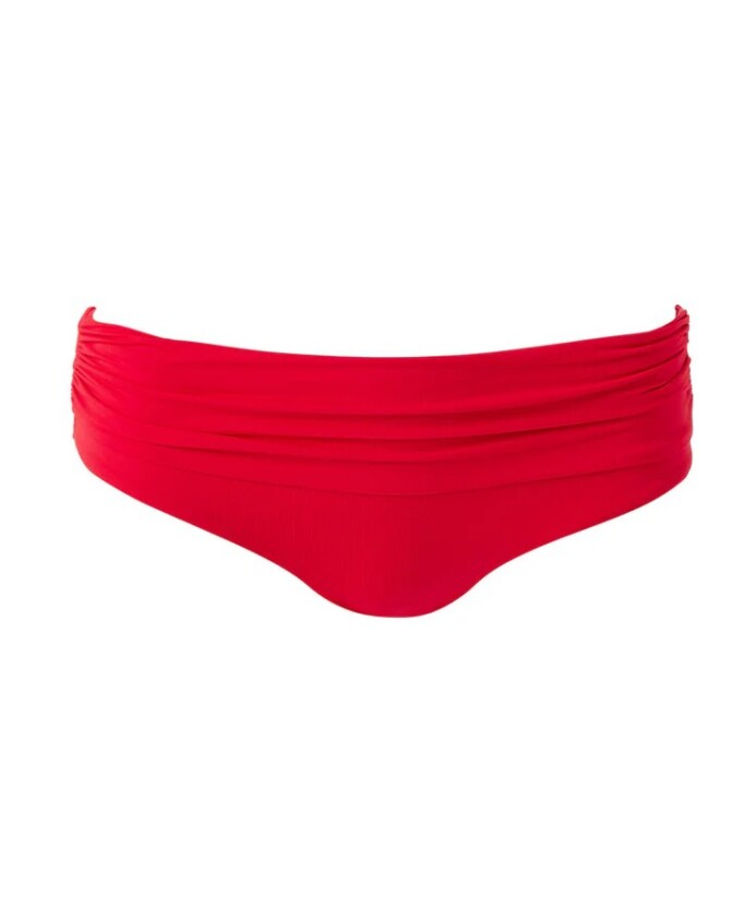 red-ruched-bikini-bottoms