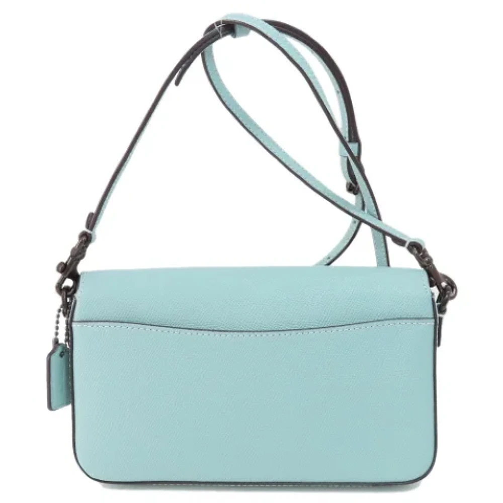 Coach Pre-owned Leather shoulder-bags Blue Dames