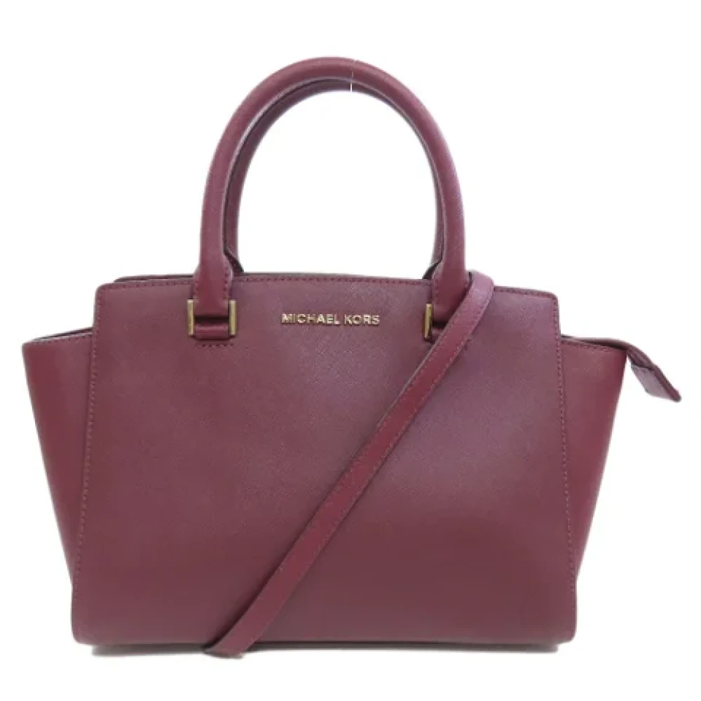 Michael Kors Pre-owned Fabric handbags Purple Dames