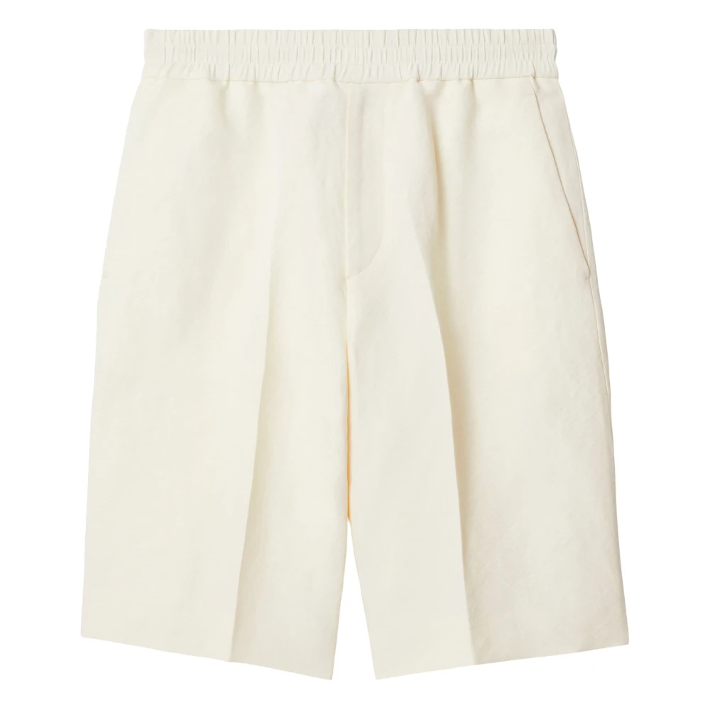 Burberry Beige Stiliga Shorts För En Trendig Look