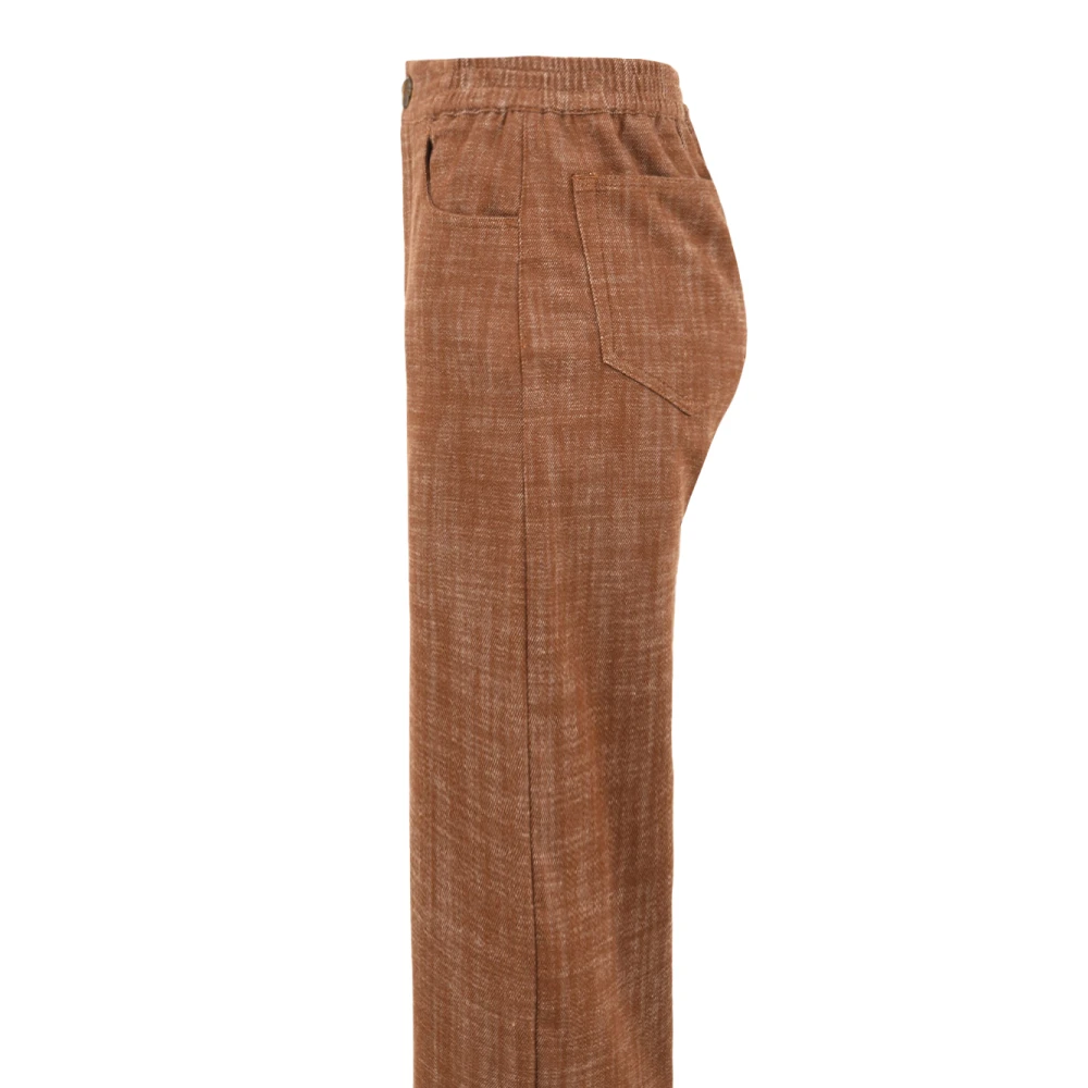Attic and Barn Cortina Broeken voor Vrouwen Brown Dames