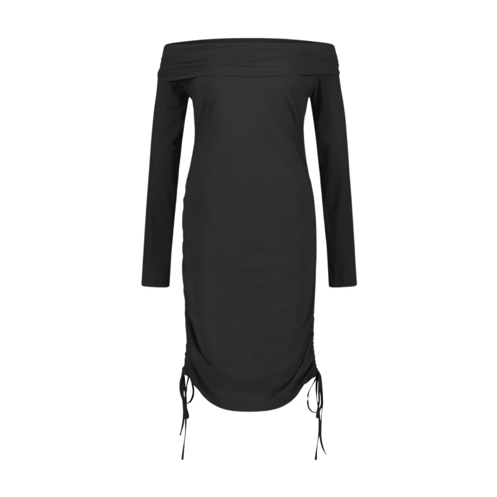 Jane Lushka Sonia Jurk Technisch Jersey | Zwart Black Dames