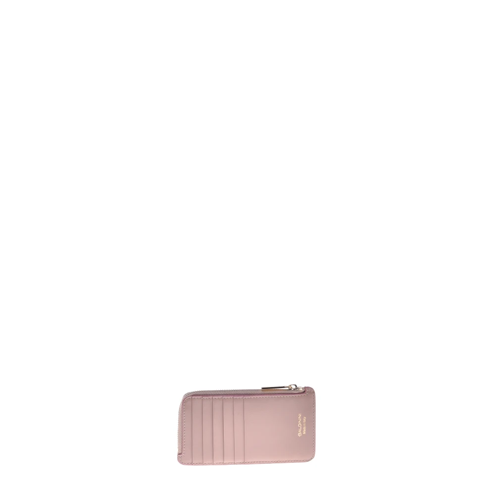 Baldinini Wallet in black nude leather Pink Dames