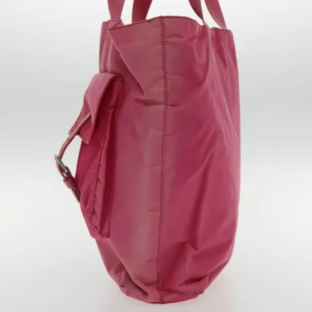 Prada Vintage Pre-owned Nylon totes Pink Dames