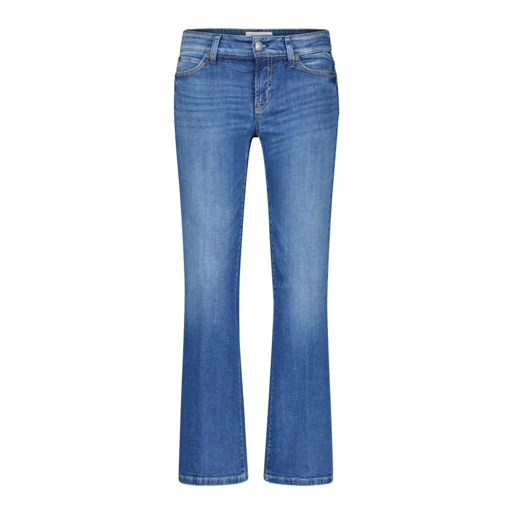 Cambio Boot-cut Jeans Blue, Dam