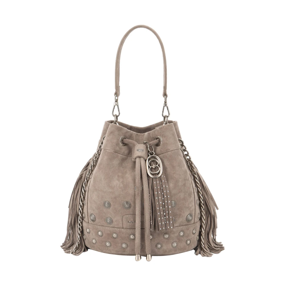 La Carrie Women's Beige Bucket Bags, One Size, Aztec Bucket Bag
