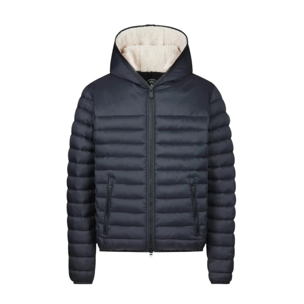 Save The Duck Zwarte Morus Jassen voor Mannen Black Heren