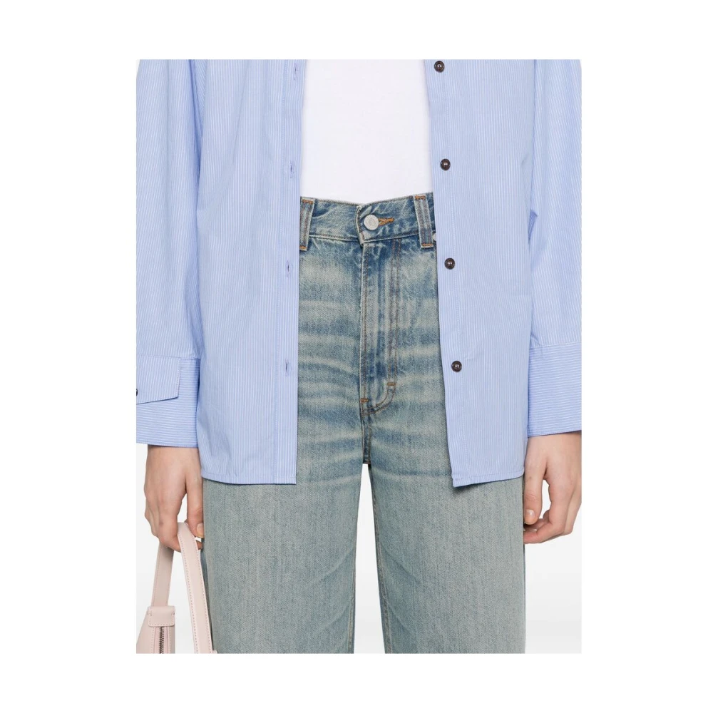 Haikure Poederblauwe Wijde Jeans Blue Dames