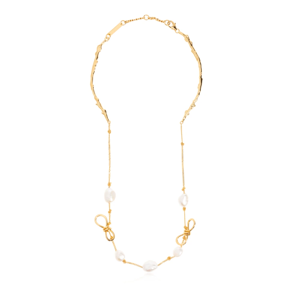 Marni Gul Pärlhalsband