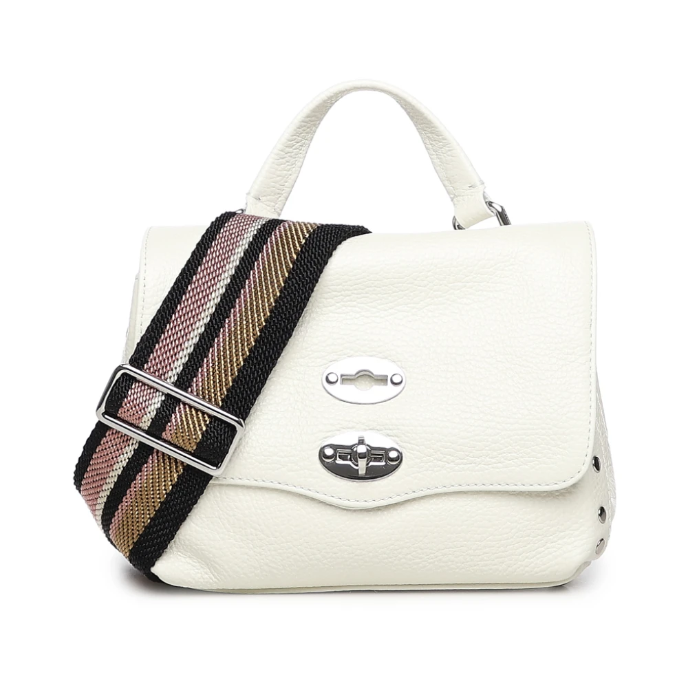 Zanellato Women's White Handbags, One Size, Baby Postina Messenger Bag