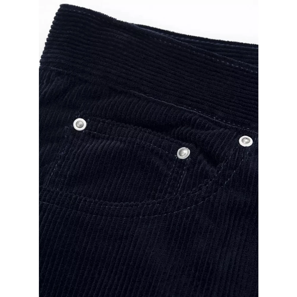 Carhartt WIP Donkerblauwe Corduroy Tapered Broek Blue Heren