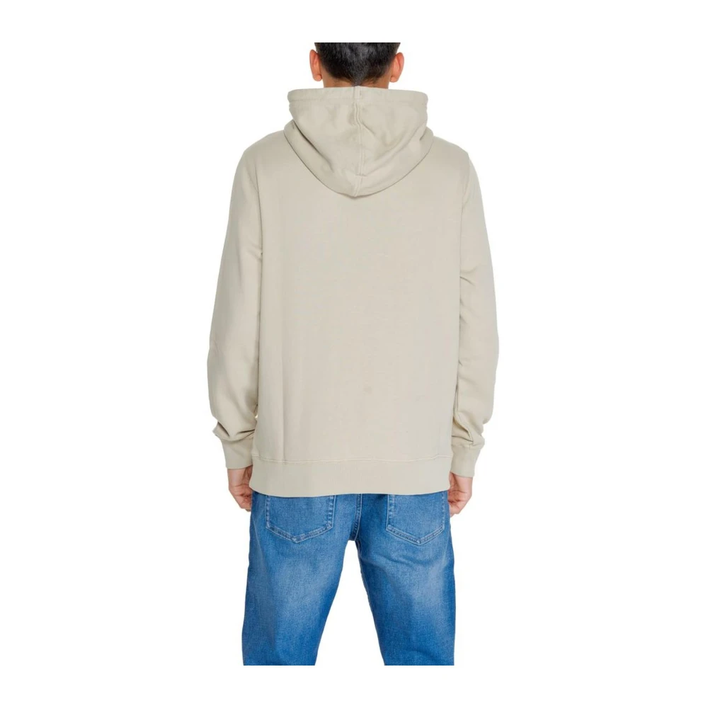 Calvin Klein Jeans Geregenereerde Katoenen Trui Beige Heren