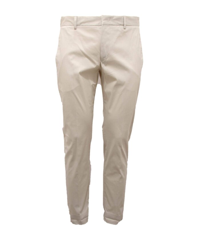 pantalon-coton-modele-blanc