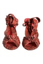 exotic-coral-leather-high-heel-sandals
