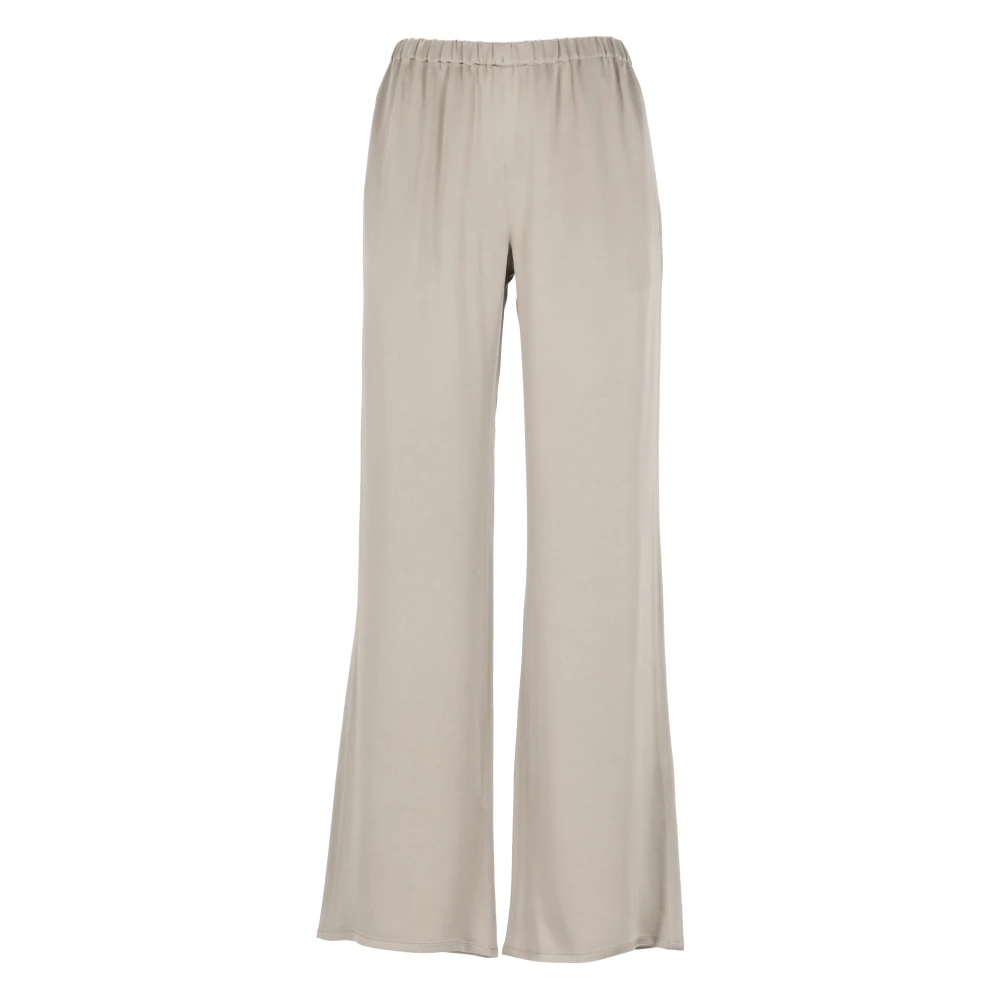 Antonelli Firenze Beige Elastische Taille Broek voor Vrouwen Beige Dames