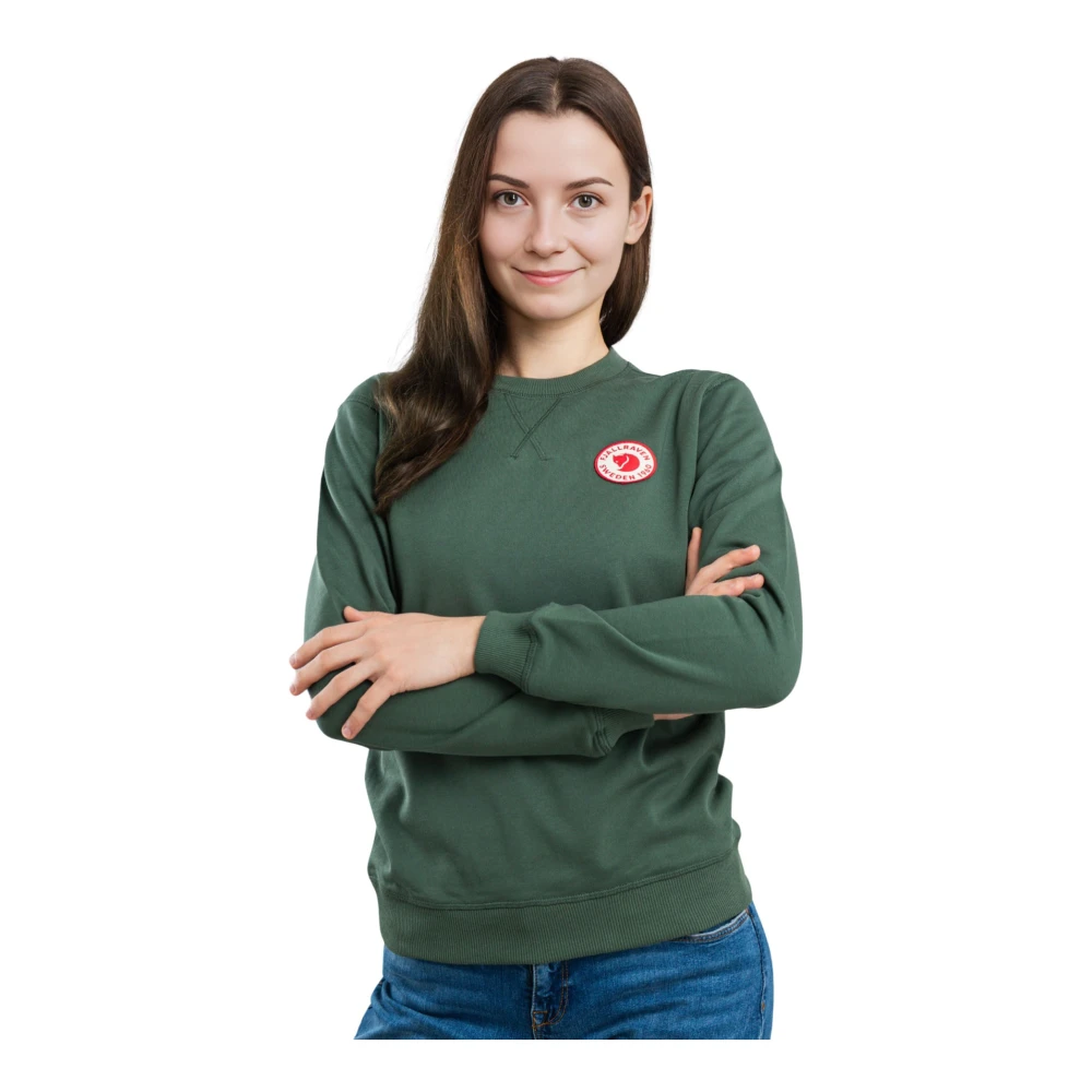 Fjällräven Vintage Dames Sweatshirt Deep Patina Green Dames