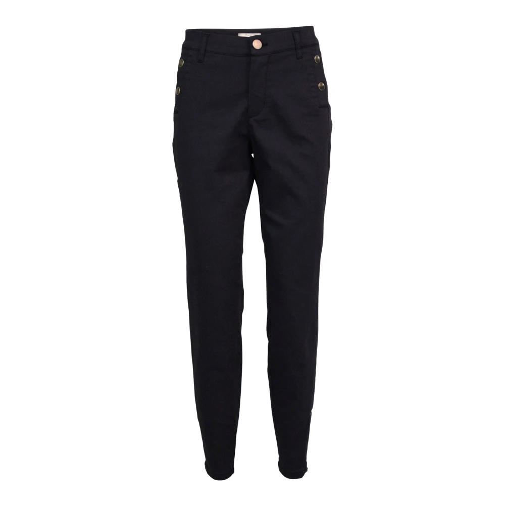2-Biz Chino`s Herenbroek Black Dames