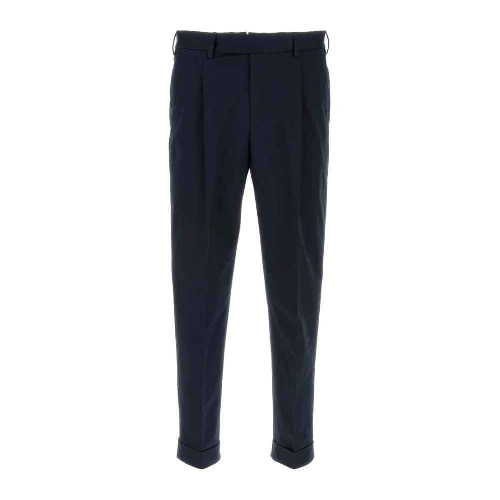 PT Torino Stretch Katoen Navy Blue Broek Blue Heren