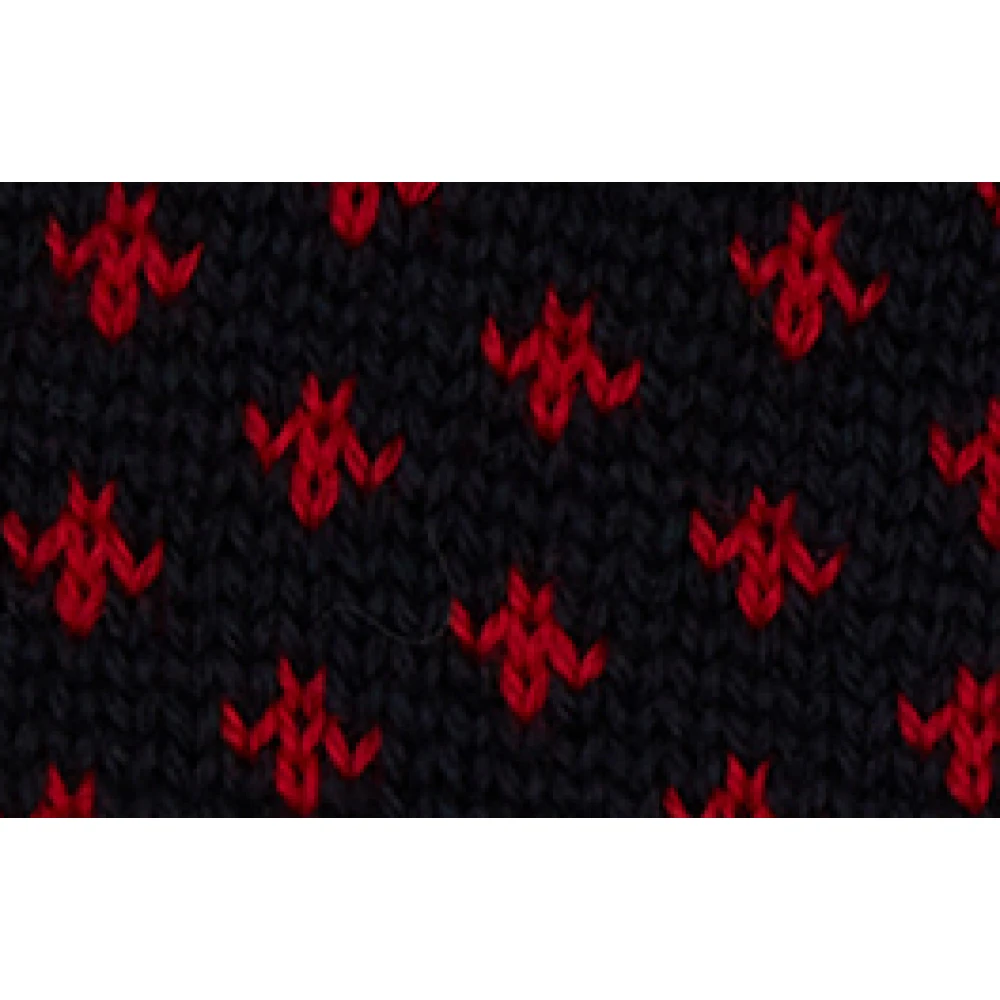 Gallo Blauwe Wollen Muts met Lelie Motief Multicolor Heren