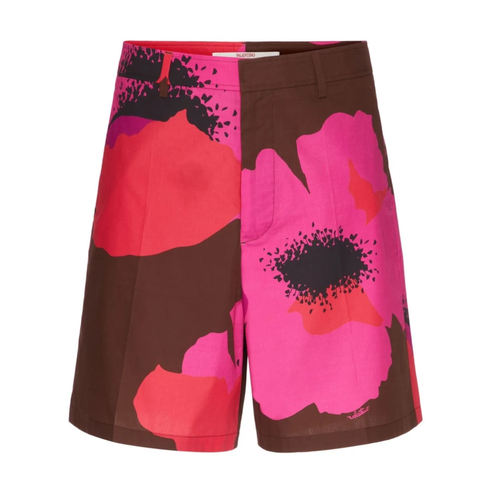 Valentino Garavani, Shorts, Herr, M, Bomull, Shorts i bomull med blomstermønster