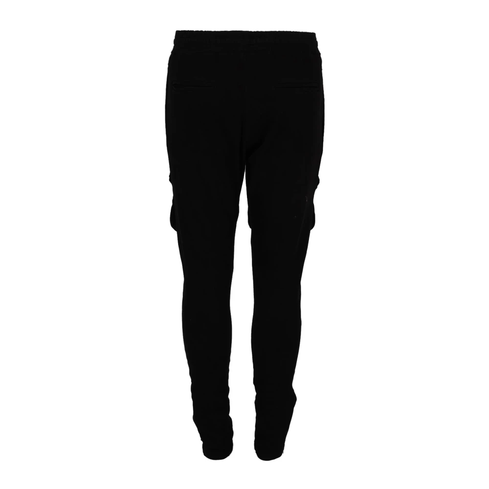 La Haine Inside Us Elegante Hoge Taille Broek met Zakken Black Heren