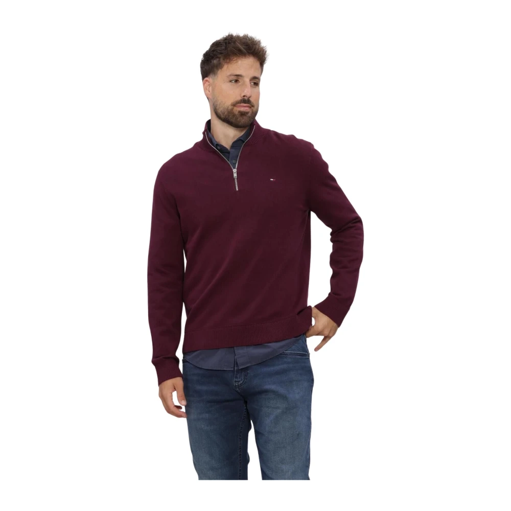 Tommy Jeans , Herren, Strickwaren, Rot, L - Bild 3