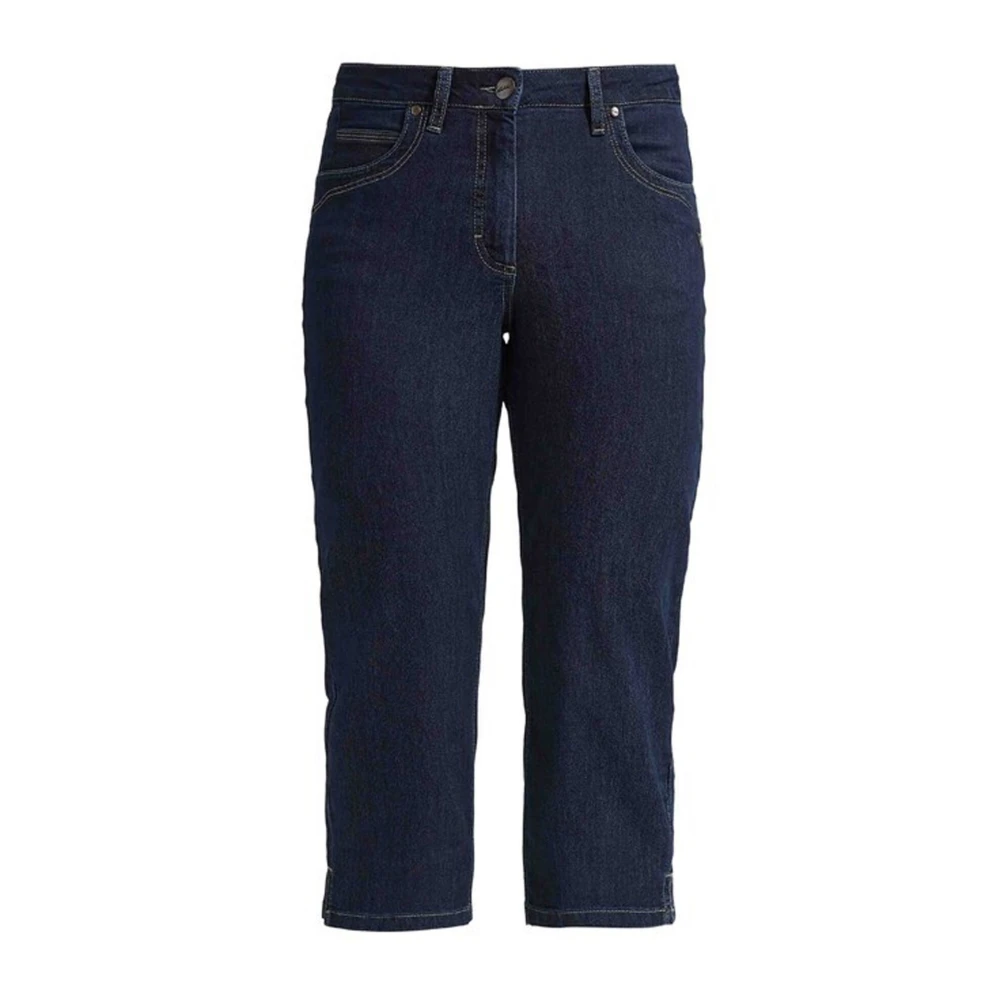 LauRie Cropped Jeans Blue Dames