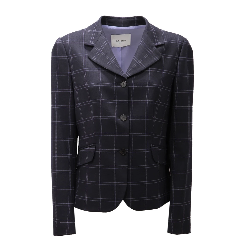 Dondup Women's Lilac Wool Jacket Zilia