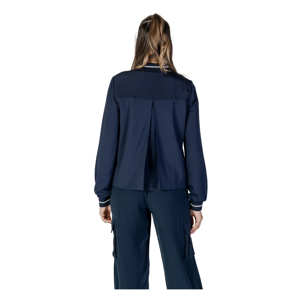 Liu Jo Lente Zomer Onbedekte Sweatshirt Blue Dames
