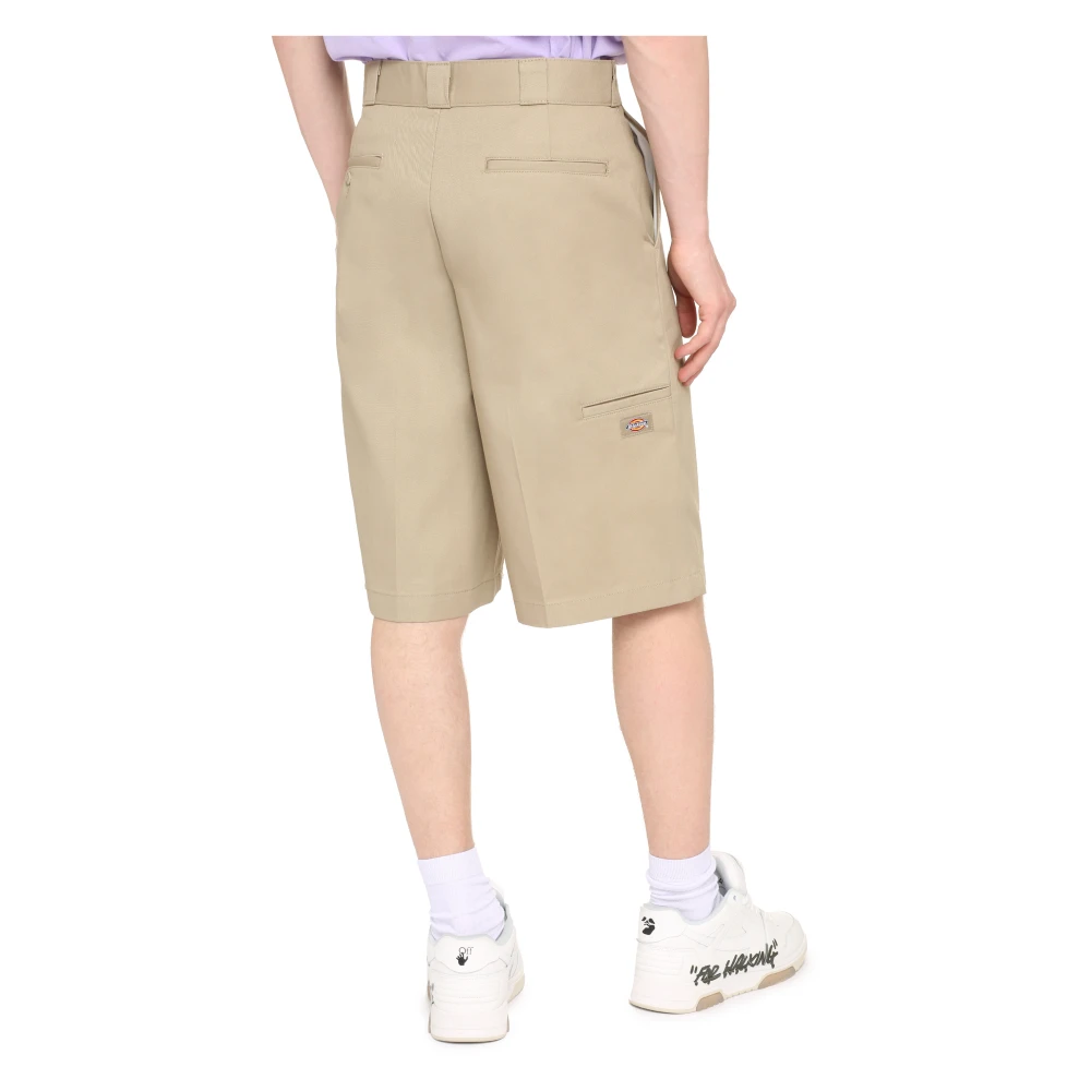 Dickies Wijde Katoenmix Shorts Brown Heren