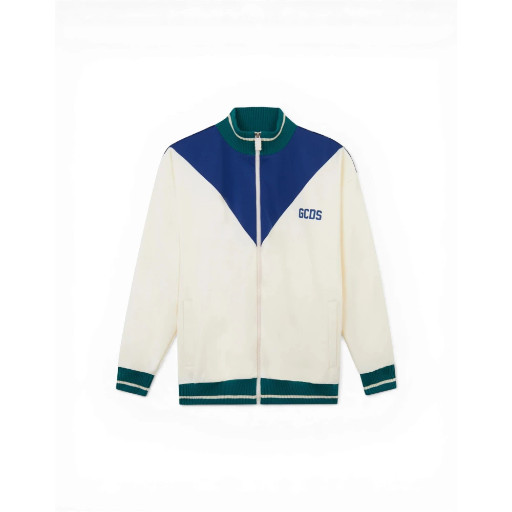 Gcds Women's Multicolor Zip-Throughs, S, Zip-Through Sweatshirt