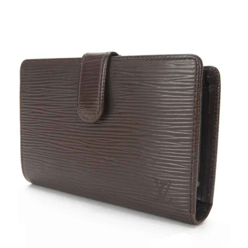 Louis Vuitton Vintage Pre-owned Leather wallets Brown Dames