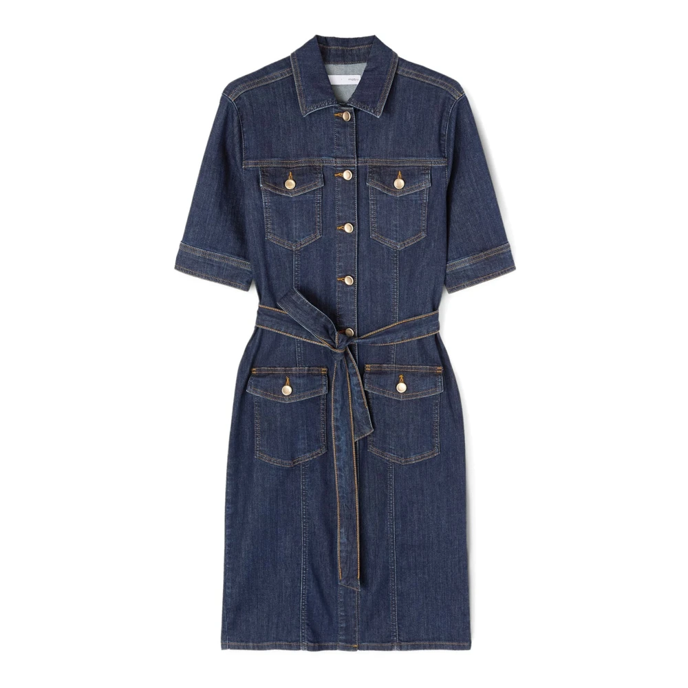 Motivi Denim overhemdjurk Blue Dames