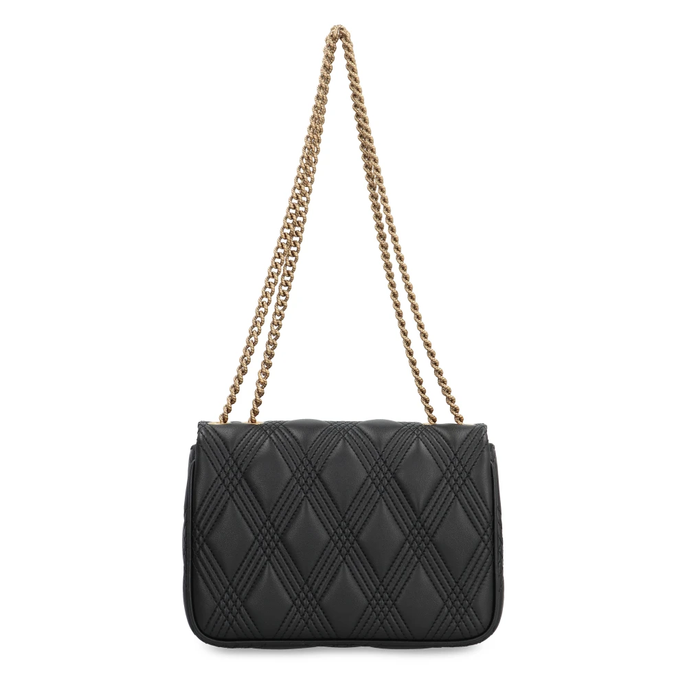 Valentino Quiltie Leren Schoudertas Black Dames