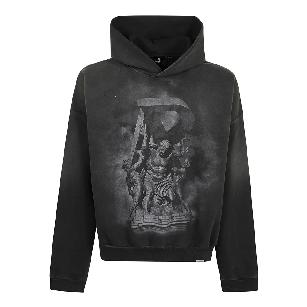 Represent Zwarte Sweatshirt voor Mannen Aw24 Black Heren